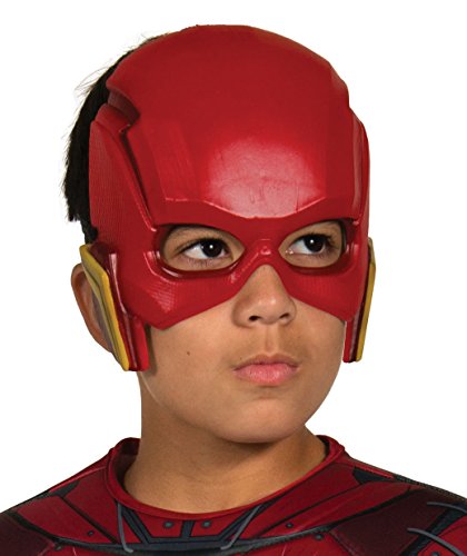 Rubie's DC Justice League – Maschera Flash per bambini, accessorio per costume licenza ufficiale, taglia unica 3 – 10 anni 34273
