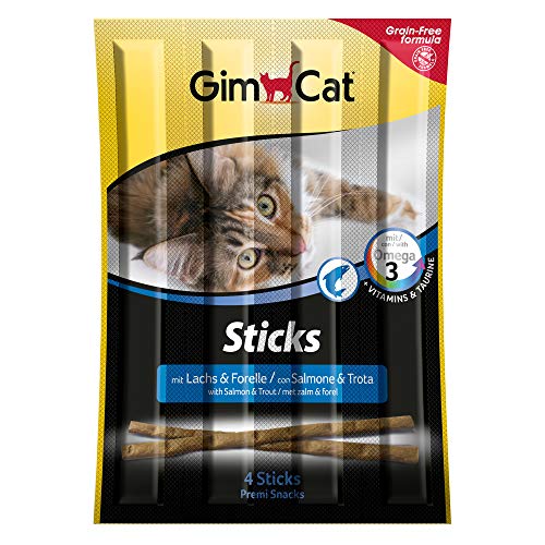 Gimcat Sticks, con Salmone & Trota, un pacco con 4 pezzi