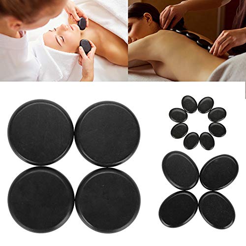 Pietra Da Massaggio,16Pcs / Box Body Massage SPA Hot Stone Set Massaggio Professionale Pietre Naturali Pietra Lavica Basalto Caldo Per Spa