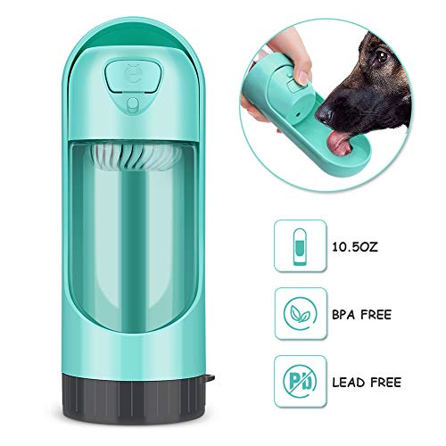 YOUTHINK Dispenser Automatico d'Acqua per Animali Domestici, Adatto per Cani (Verde)