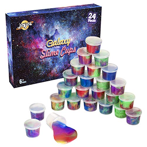 Joyjoz Galaxy Slime Water Slime 24 Pezzi Bomboniera Kit di Slime Morbido Non Appiccicoso Giocattoli Antistress per Bambini e Adulti