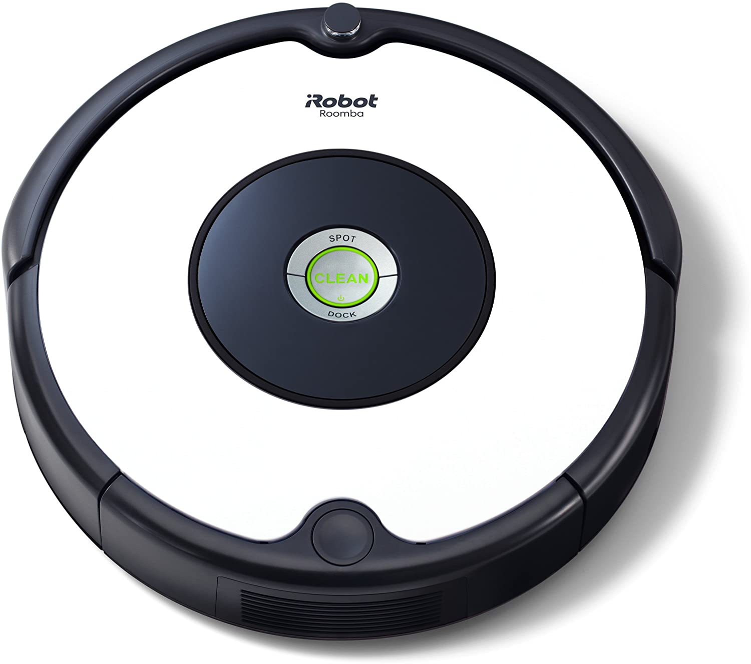 iRobot Roomba 605 Robot Aspirapolvere, Sistema di Pulizia ad Alte Prestazioni, Adatto a Pavimenti e Tappeti, Ottimo per i Peli degli Animali Domestici, 33 watt, Autonomia fino a 1 ora, Bianco