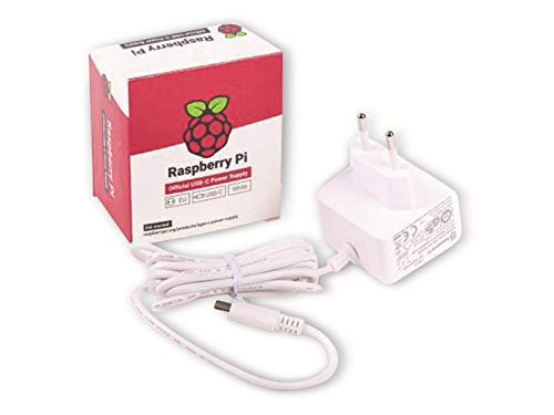 RASPBERRY Alimentatore USB-C 5.1V 3A - Bianco - per Raspberry Pi 4 Modello B (1873421)
