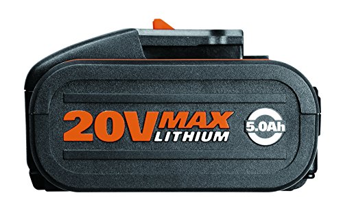 Worx 20 V/5000 mAh Li-ion batteria Power Share, 1 pezzi, wa3556