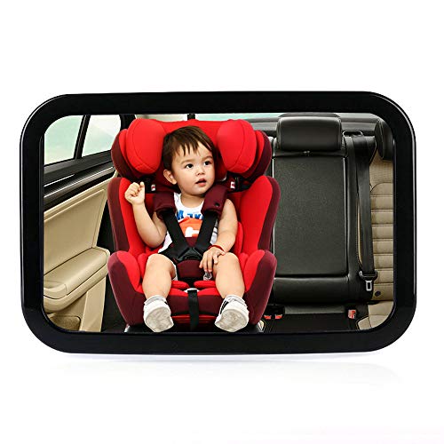 Specchio Auto Bambino,specchietto retrovisore bambino,Specchio Retrovisore Interno per Auto Sedile Posteriore per Vigilare i bambini,regolabile,vista a 360 gradi,300 x 190mm