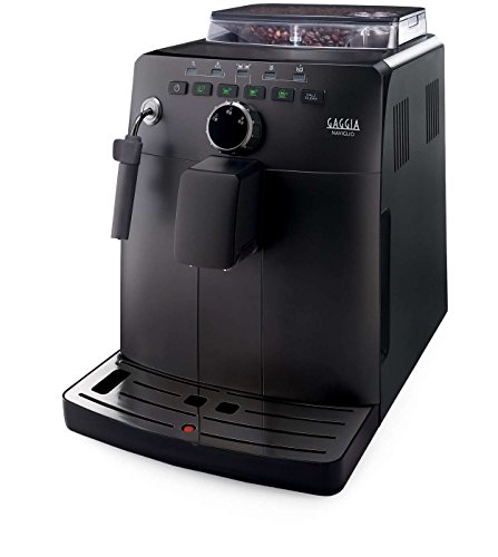 Gaggia Naviglio Black Macchina da Caffè Automatica, per Espresso e Cappuccino, Caffè in Grani, 15 bar, HD8749/01