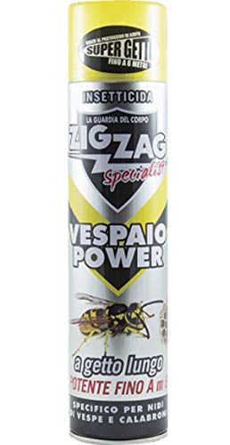 Zig Zag Specialist - Vespaio Power - Insetticida specifico per nidi di Vespe e Calabroni 600ml