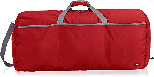 AmazonBasics - Borsone grande, 98 l, Rosso