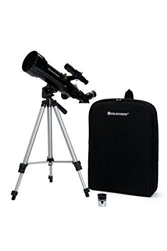 Celestron - Telescopio da viaggio con rifrattore outfit 70, oculare addizionale di 4 mm e 3 lenti di Barlow