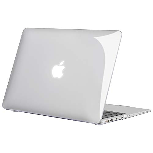 TECOOL Custodia MacBook Air 13 Pollici 2010-2017 (Modello: A1466 / A1369), Ultra Sottile Plastica Case Cover Rigida Copertina per MacBook Air 13.3 - Cristallo Chiara