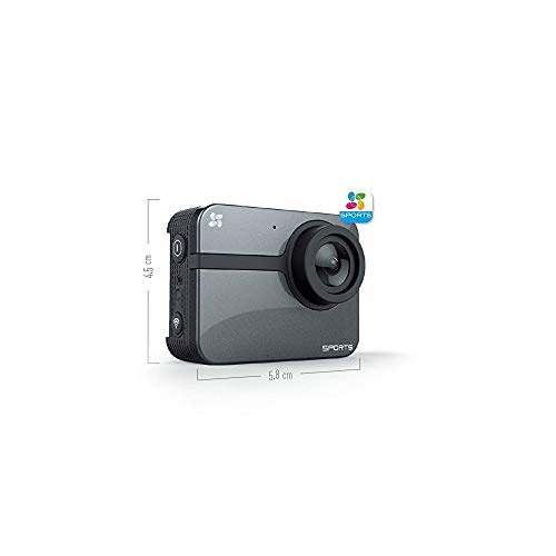 EZVIZ S1C Videocamera Sportiva, Risoluzione Video Full HD 1080P, Foto Fino a 8 Mp, Nero
