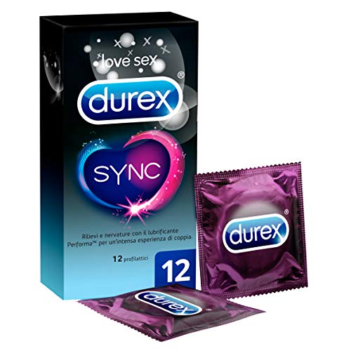Durex Sync Preservativi, 12 Profilattici