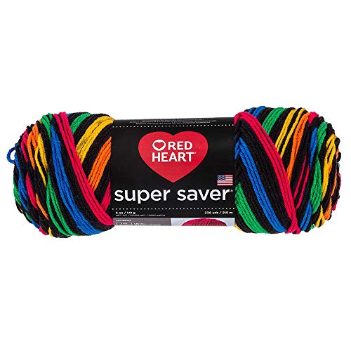 Coats: Yarn Heart Super Saver YarnRed Primary Strisce, Altri, Multicolore