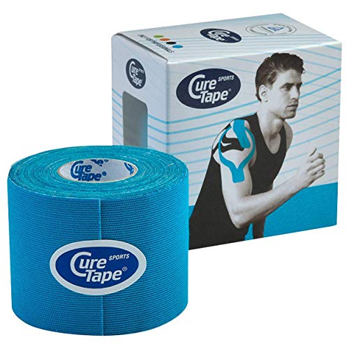 CureTape Sports, 5 m X 5 cm, Impermeabile, Blu