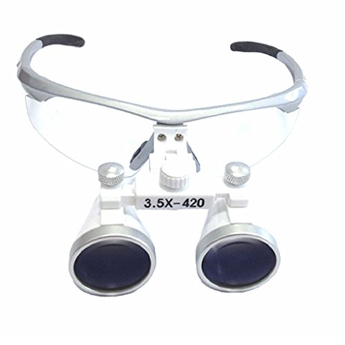 Bestdental - Occhiali da dentista con binocoli da 3,5 x 420 mm