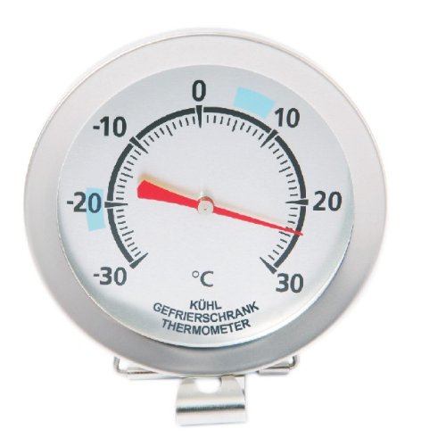 Sunartis 1-4009 T720DL - Termometro per frigo e Freezer con Ambito Temperatura Ideale in Azzurro