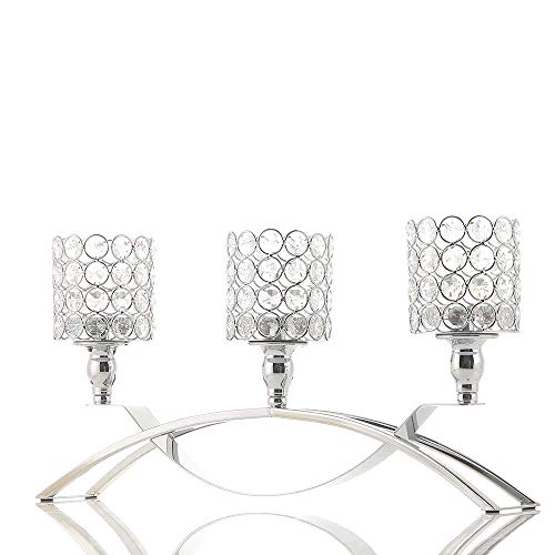 VINCIGANT 3 Bracciali Candelabri Moderni in Cristallo per Centrotavola da Matrimonio per Caminetti di, Capodanno, Decorazioni Natalizie/Regalo di Natale centrotavola Moderno Design