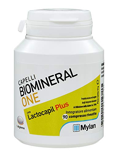 Biomineral One Con Lactocapil Plus Integratore Alimentare Anticaduta Capelli 90 Compresse