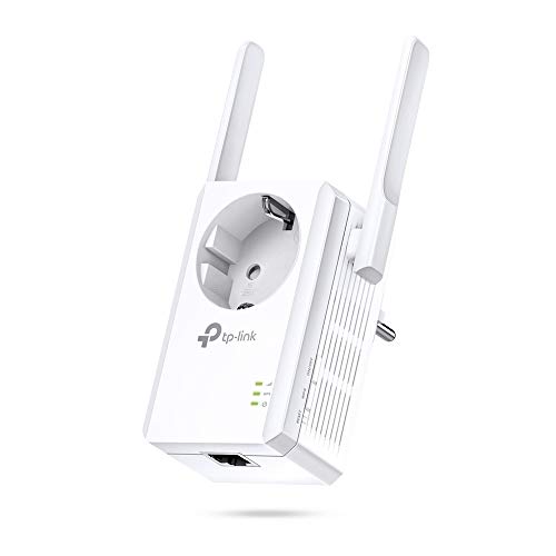 TP-Link Ripetitore WiFi Wireless TL-WA860RE con presa integrata, Wifi Extender e Access Point, Velocità 300Mbps, Porta LAN, Potenzia la tua copertura Wi-Fi, Compatibile con tutti i modem router wifi