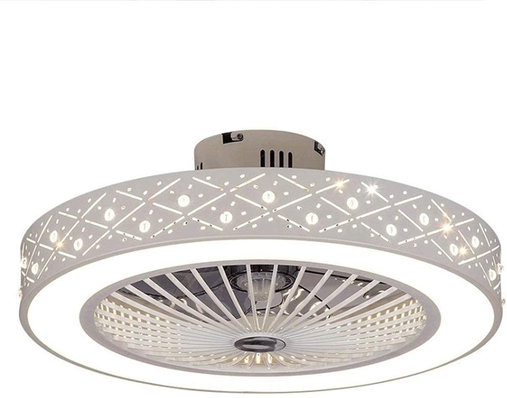 Moderno Ventilatore A Soffitto Con Lampada A Soffitto Con Luce E Telecomando Silenzioso Ventilatori Dimmerabile Plafoniere Lampadario Camera Da Letto Soggiorno Illuminazione Invisibile Fan