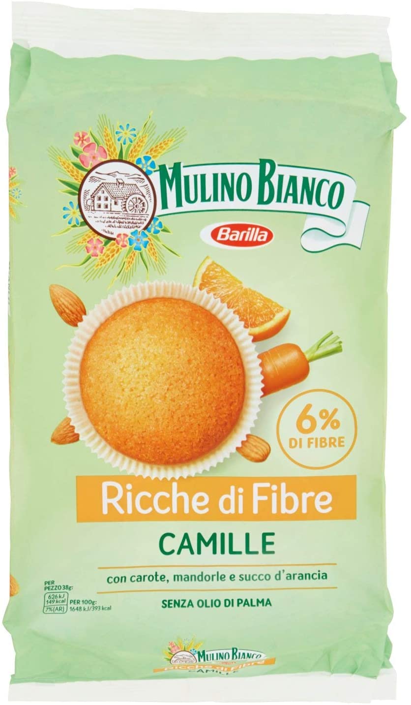 Mulino Bianco Merendine Camille, Snack Dolce per la Merenda - 8 Camille