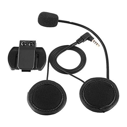 Keenso - Cuffie Bluetooth con microfono e clip, per V4/V6, motociclette, Bluetooth, interfono