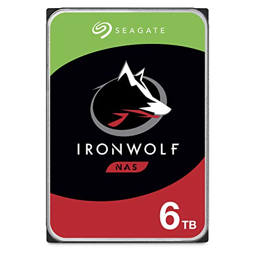 Seagate IronWolf, Unità SATA da 6 Gbit/s da 6 TB, HDD, CMR 3,5