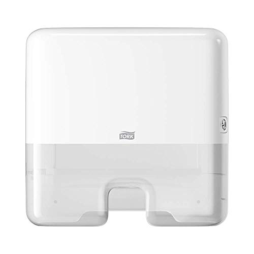 Tork 552100 Xpress Dispenser Mini per asciugamani intercalati, bianco, Elevation Design, compatibile con sistema H2