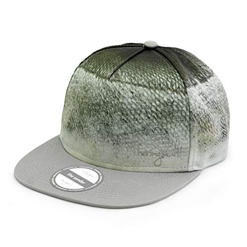 heringsküt I Baseballcap Snapback Angler cap I Cappello Pesca per Pescatori Cappellini con Visiera Piatta | Lucioperca Zander