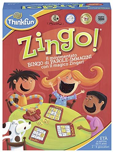 ThinkFun - Gioco per Bambini il Movimentato Bingo di Parole, Multicolore, 76324