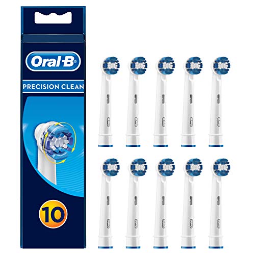 Oral-B Precision Clean Testine di Ricambio per Spazzolino Elettrico, Confezione da 10 Pezzi