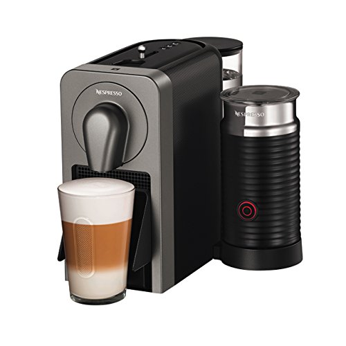 Nespresso PRODIGIO&Milk con Aeroccino XN411TK Macchina per espresso di Krups, colore Titan