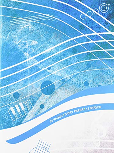 Quaderno di musica - 12 righi, 32 pp. carta avorio