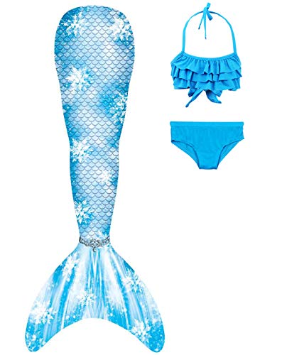 shepretty Coda di Sirena con Bikini per Bambina,wupuN02,150