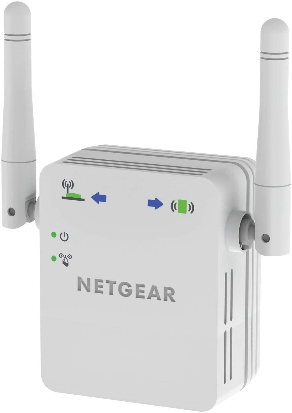 Netgear WN3000RP Ripetitore WiFi N300, WiFi Extender Single Band, Porta Lan, Amplificatore WiFi Compatibile con Modem Fibra e ADSL