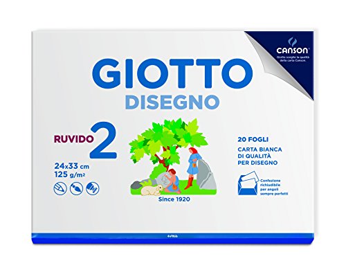 Giotto Album Disegno 2 RUVIDO 24 x 33 cm 20 fogli 125 g/m2
