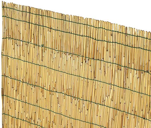SF SAVINO FILIPPO Arella Arelle canniccio cannette in Canna di bambù pelato stuoia ombreggiante cm 150x300 cm 1,5x3 m per Copertura tettoia Gazebo Recinzione Giardino ringhiera Balcone in Bamboo