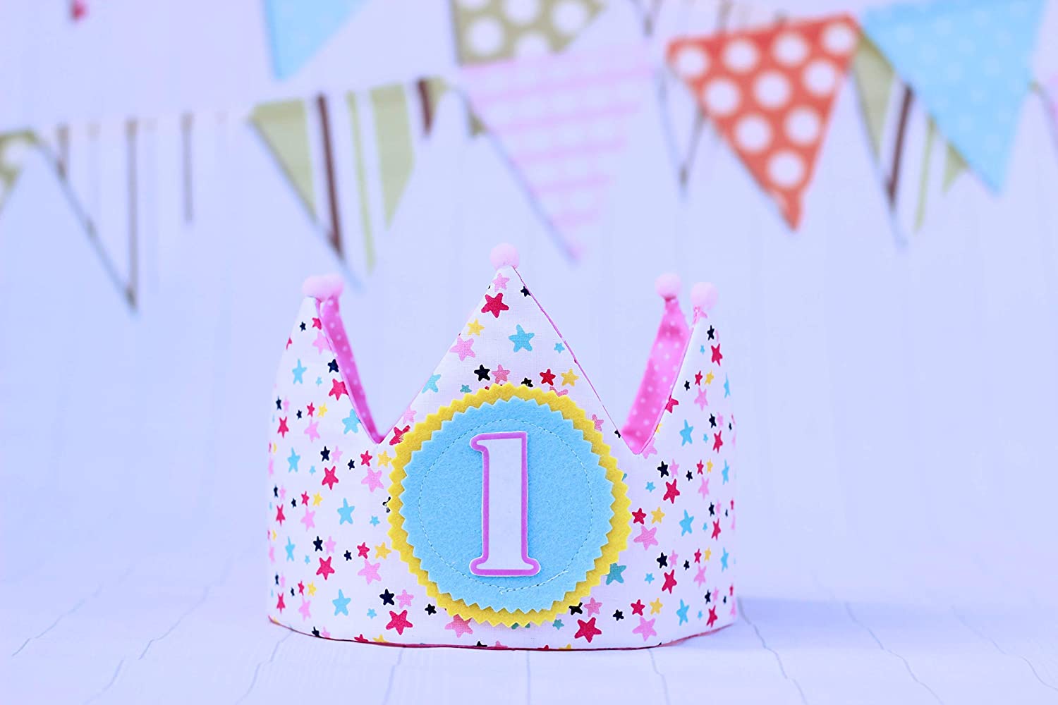 Decorazioni per la prima festa di compleanno Cappellino compleanno 1 anno decorazioni per bambina
