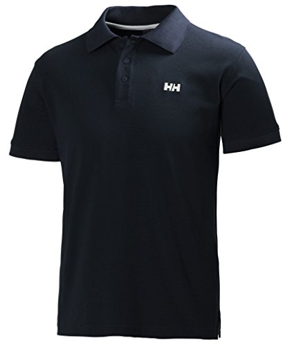 Helly Hansen Driftline Polo Maglia T-Shirt con UPF 30+ e Tessuto Tactel a Maniche Corte, Design Sportivo e Casual, per Sci, Escursionismo, Vela e per Uso Quotidiano , Blu (597 Navy), XL, Uomo