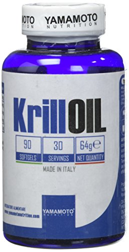 Yamamoto Nutrition KrillOIL integratore alimentare a base di Olio di Krill antartico con Astaxantina 90 capsule