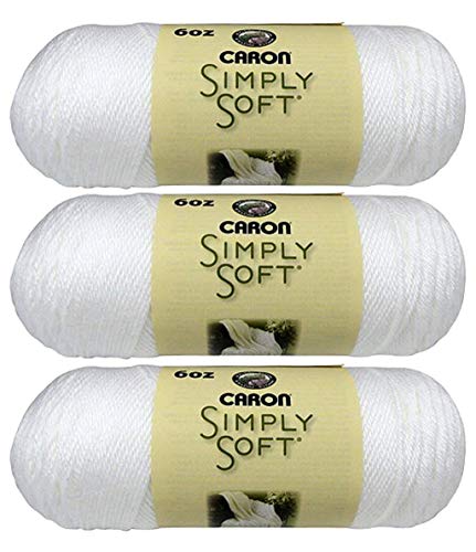 Caron Simply Soft, bianco, 24.6 x 21.8 x 7.4 cm
