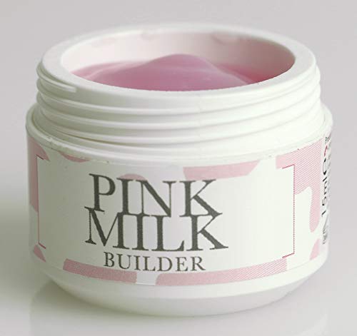 Beauty Space Nails Pink Milk Builder Sculpting Gel Costruttore Tissotropico con Fibre di Vetro Rosa Latte - 15 Ml