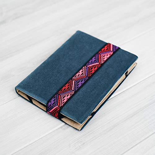 Blu Custodia Cover Kindle Case Paperwhite Tutte le generazioni Voyage Touch handmade Velluto