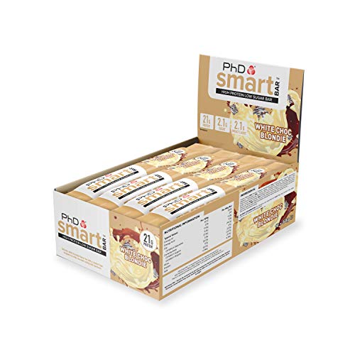 Phd Barrette Diet Smart Bar Cioccolato Bianco (12 X 64G, 31% Proteiche - 820 Gr