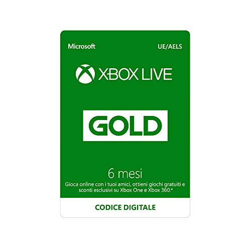 Abbonamento Xbox Live Gold - 6 Mesi | Xbox Live - Codice download