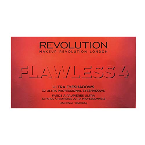 Makeup Revolution London Palette con 34 Ombretti Ultra Professionali, Flawless 4-626 g