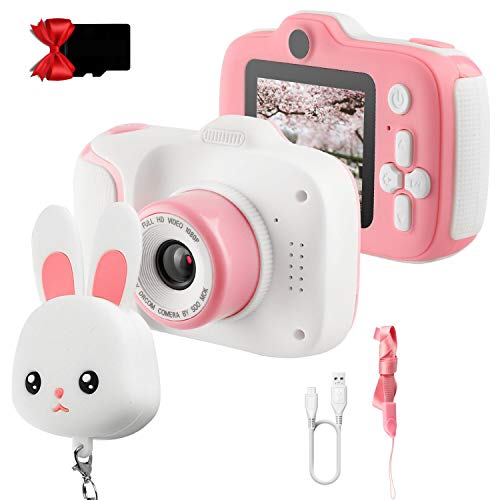 Fotocamera Bambini ETPARK, Fotocamera Digitale per Bambini Schermo HD da 2 pollici 1080P Scheda SD da 32 GB Fotocamere anteriori e posteriori Selfie e videocamera per bambini di 3-12 anni