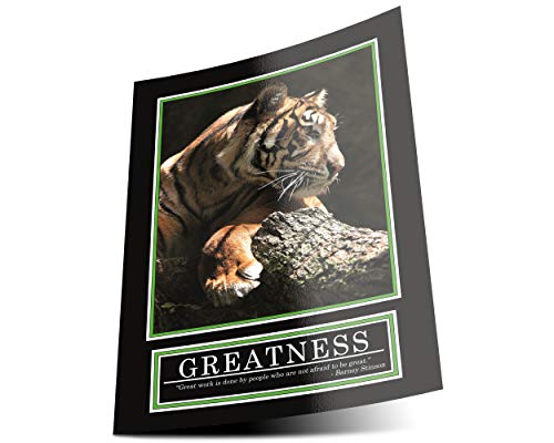 GREAT ART Greatness Poster Original - Barney Stinson Fotomurale - 85 x 60 cm Tigre Come Ho Incontrato Tua Madre Motivazione Barney Stinson Ufficio Immagini Ambizioso - No. 8