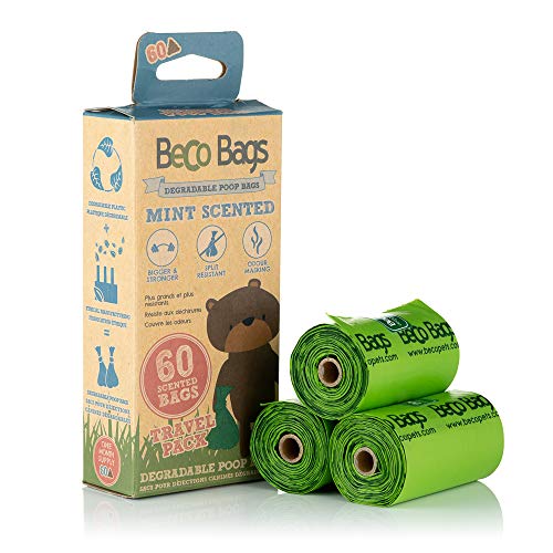 Beco Bags – Confezione da viaggio – 60 sacchetti grandi per cacca per cani