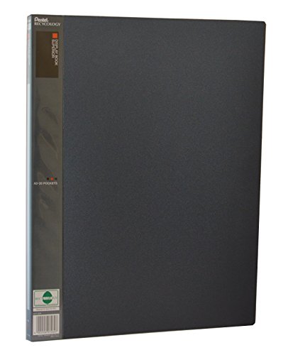Pentel DCF132A - Cartellina per presentazioni, in formato A3, nero